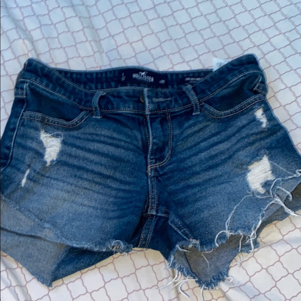 ripped Hollister jeans